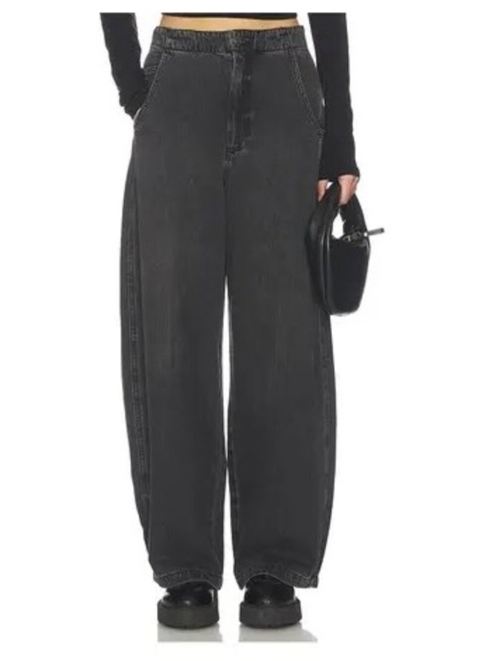 Pistola Lottie High Rise Relaxed Bowed Jeans NWT, Size 27
